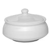 Ariane 28.75 oz. Round Porcelain Soup Bowl with Lid Buffet Ivory ( Case of 2 )