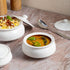 Ariane Round Porcelain Soup Bowl with Lid Buffet Ivory ( Case of 4 )
