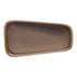 Ariane Splash Beige 3 1/7" Asymmetric Rectangular Porcelain Coupe Plate ( Case Of 24 )