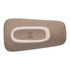 Ariane Splash Beige 3 1/7" Asymmetric Rectangular Porcelain Coupe Plate ( Case Of 24 )