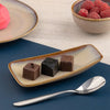 Ariane Splash Beige 7 2/3" x 4” Asymmetric Rectangular Porcelain Coupe Platter ( Case Of 12 )