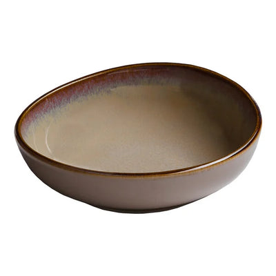 Ariane Splash Beige 6 2/7" Round Slanted Porcelain Coupe Bowl ( Case Of 8 )