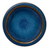Ariane Splash Denim Round Embossed Porcelain Coupe Flat Plate ( Case Of 6 )