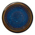 Ariane Splash Denim Round Embossed Porcelain Coupe Flat Plate ( Case Of 12 )