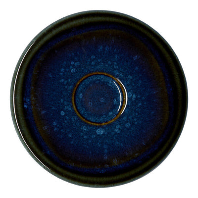Ariane Splash Denim Round Embossed Porcelain Coupe Saucer ( Case Of 12 )