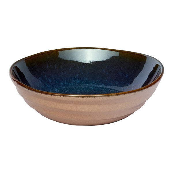 Ariane Splash Denim Round Porcelain Coupe Bowl ( Case Of 6 )