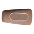 Ariane Splash Beige 9 4/9'' x 5 1/8'' Asymmetric Rectangular Porcelain Coupe Platter ( Case Of 12 )