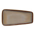 Ariane Splash Beige 6"x 3” Asymmetric Rectangular Porcelain Coupe Plate ( Case Of 12 )