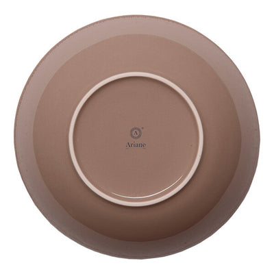 Ariane Splash Beige Round Porcelain Coupe Deep Plate ( Case Of 6 )