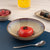 Ariane Splash Beige Round Porcelain Coupe Deep Plate ( Case Of 6 )