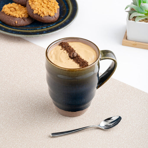 Ariane Splash Denim Round 10.14 oz. Blue Porcelain Mug  ( Case Of 6 )