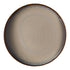 Ariane Splash Beige Round Slanted Porcelain Coupe Flat Plate ( Case Of 12 )