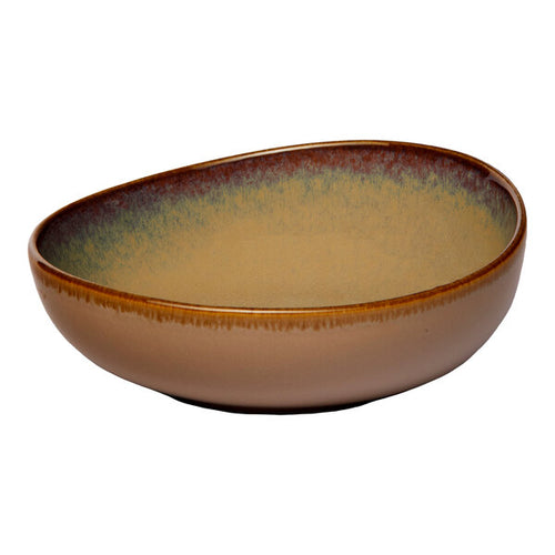 Ariane Splash Beige 8 1/4" Round Slanted Porcelain Coupe Bowl ( Case Of 4 )