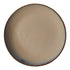 Ariane Splash Beige Round Slanted Porcelain Coupe Flat Plate ( Case Of 12 )