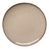 Ariane Splash Beige Round Slanted Porcelain Coupe Flat Plate ( Case Of 12 )