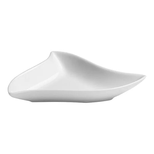 Ariane Miniature 5 1/4" Asymmetric Triangular Porcelain Coupe Plate ( Case Of 18 )