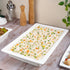 Ariane Rectangular Porcelain Food Pan Buffet Ivory