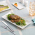 Ariane Panorama Rectangular Porcelain Coupe Platter ( Case Of 6 )