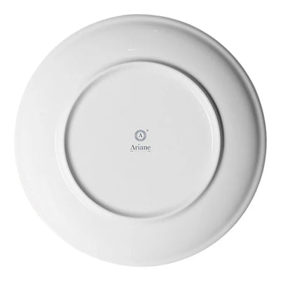 Ariane Twister Red 7" Red and White Two-Tone Round Porcelain Deep Coupe Plate ( Case Of 6 )