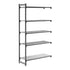 Cambro Camshelving Basics Plus Add-On 5VS Shelving Unit – Brushed Graphite