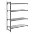 Cambro Camshelving Basics Plus Add-On 4VS Shelving Unit – Brushed Graphite