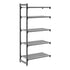 Cambro Camshelving Basics Plus Add-On 5V Shelving Unit – Brushed Graphite