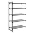 Cambro Camshelving Basics Plus Add-On 5V Shelving Unit – Brushed Graphite