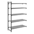 Cambro Camshelving Basics Plus Add-On 5V Shelving Unit – Brushed Graphite