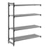Cambro Camshelving Basics Plus Add-On 4V Shelving Unit – Brushed Graphite