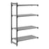 Cambro Camshelving Basics Plus Add-On 4V Shelving Unit – Brushed Graphite