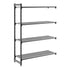 Cambro Camshelving Basics Plus Add-On 4V Shelving Unit – Brushed Graphite