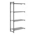 Cambro Camshelving Basics Plus Add-On 4V Shelving Unit – Brushed Graphite