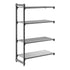 Cambro Camshelving Basics Plus Add-On 4VS Shelving Unit – Brushed Graphite