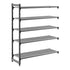 Cambro Camshelving Basics Plus Add-On 5V Shelving Unit – Brushed Graphite