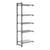 Cambro Camshelving Basics Plus Add-On 5VS Shelving Unit – Brushed Graphite