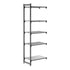 Cambro Camshelving Basics Plus Add-On 5VS Shelving Unit – Brushed Graphite