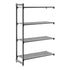 Cambro Camshelving Basics Plus Add-On 4V Shelving Unit – Brushed Graphite