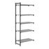Cambro Camshelving Basics Plus Add-On 5V Shelving Unit – Brushed Graphite