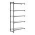 Cambro Camshelving Basics Plus Add-On 5S Shelving Unit – Brushed Graphite