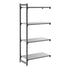 Cambro Camshelving Basics Plus 4-Shelf Add-On Unit Brushed Graphite