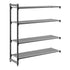Cambro Camshelving Basics Plus Add-On 4V Shelving Unit – Brushed Graphite