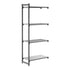 Cambro Camshelving Basics Plus Add-On 4VS Shelving Unit – Brushed Graphite