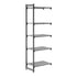 Cambro Camshelving Basics Plus Add-On 5V Shelving Unit – Brushed Graphite