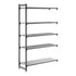 Cambro Camshelving Basics Plus Add-On 5VS Shelving Unit – Brushed Graphite