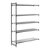 Cambro Camshelving Basics Plus Add-On 5VS Shelving Unit – Brushed Graphite