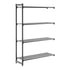 Cambro Camshelving Basics Plus Add-On 4V Shelving Unit – Brushed Graphite