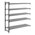 Cambro Camshelving Basics Plus Add-On 5V Shelving Unit – Brushed Graphite
