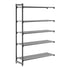 Cambro Camshelving Basics Plus Add-On 5V Shelving Unit – Brushed Graphite
