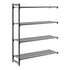Cambro Camshelving Basics Plus Add-On 4V Shelving Unit – Brushed Graphite
