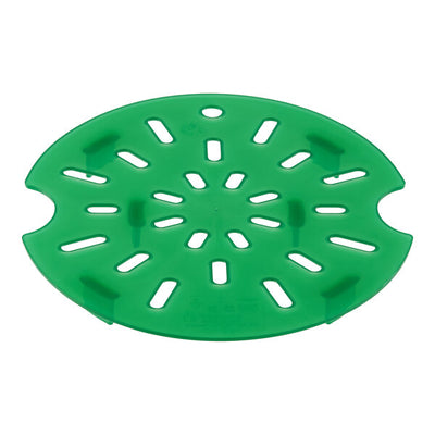Cambro FreshPro 2 and 4 Quart Round Drain Shelf Translucent Green ( Case of 6 )